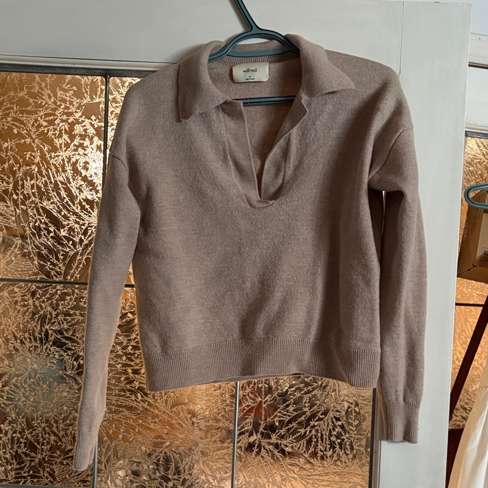 Wilfred V-Neck Merino Wool Sweater